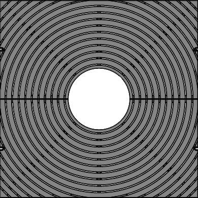 BULLSEYE 39’’ x 39’’ Heel Proof Tree Grate - Iron Age