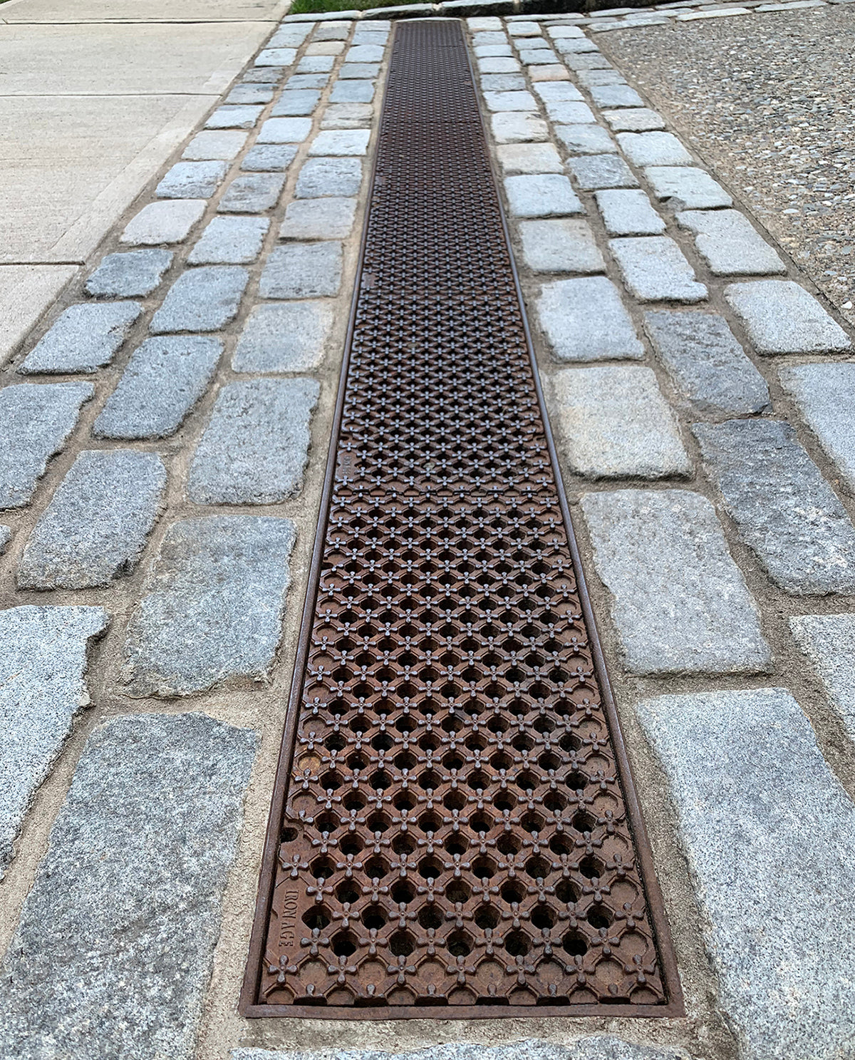 Flower Grid Trench Grates - Iron Age