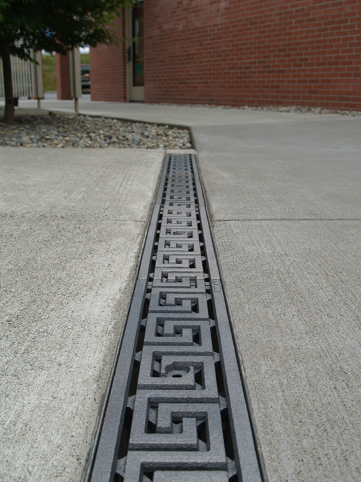 GREEK KEY Trench Grates - Iron Age