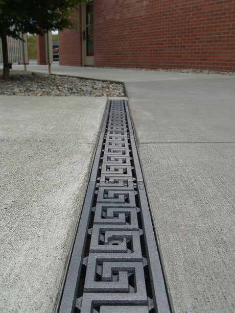 GREEK KEY Trench Grates - Iron Age