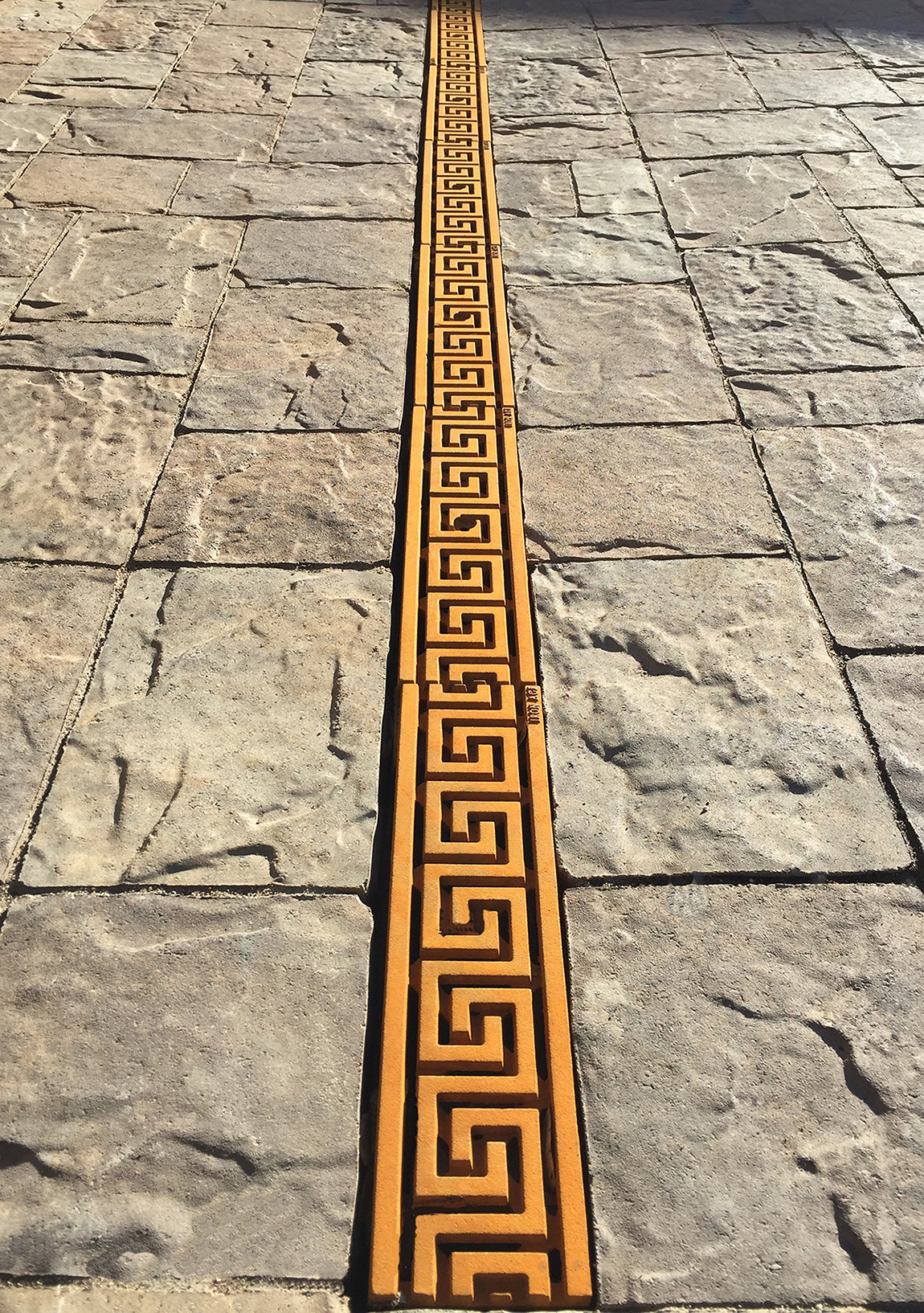 GREEK KEY Trench Grates - Iron Age