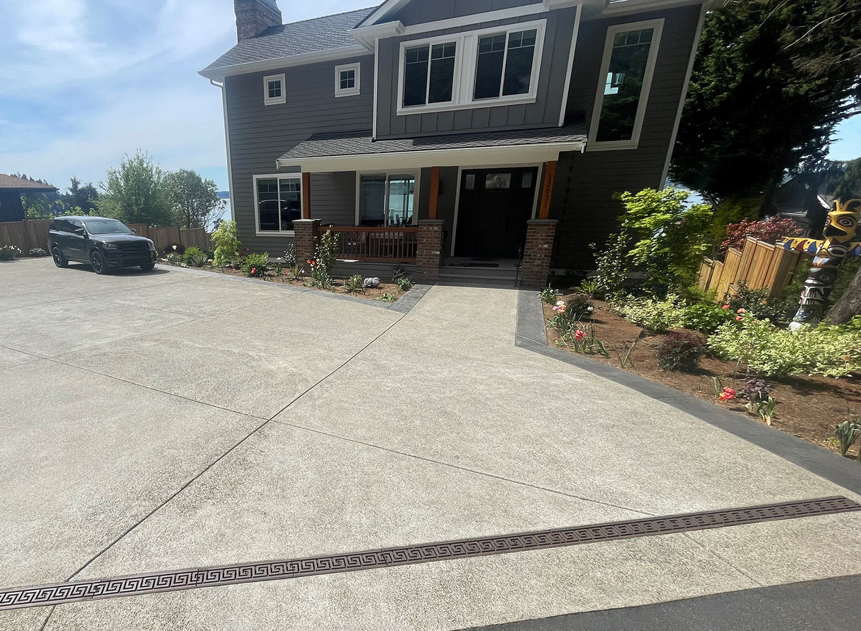 GREEK KEY Trench Grates - Iron Age
