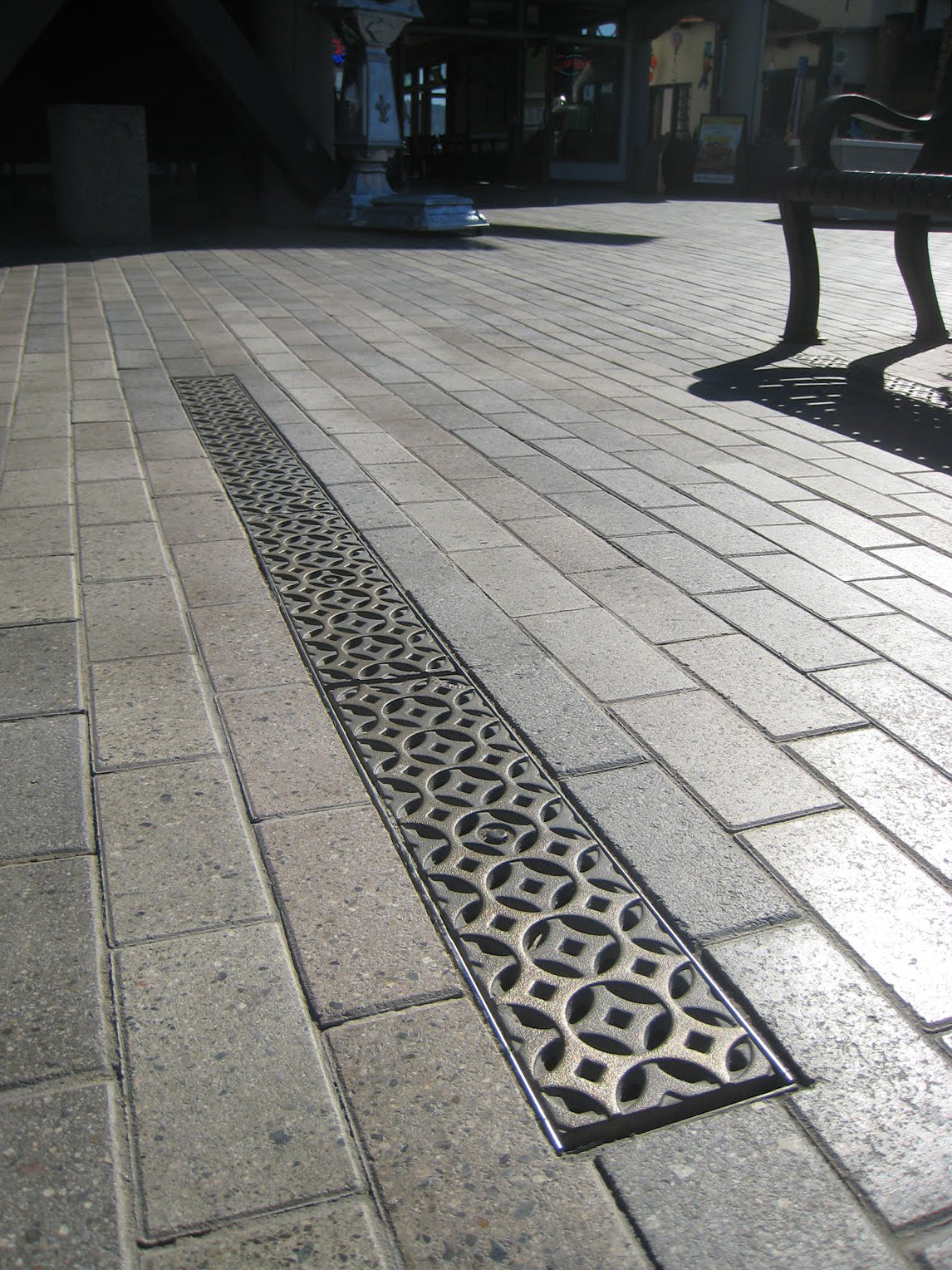 INTERLAKEN Heel Proof Trench Grates - Iron Age