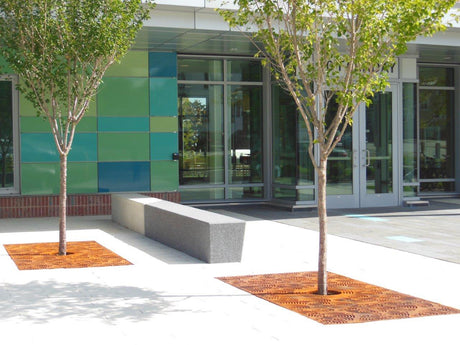 OBLIO 4’ x 4’ Heel Proof Heavy Duty Tree Grate - Iron Age