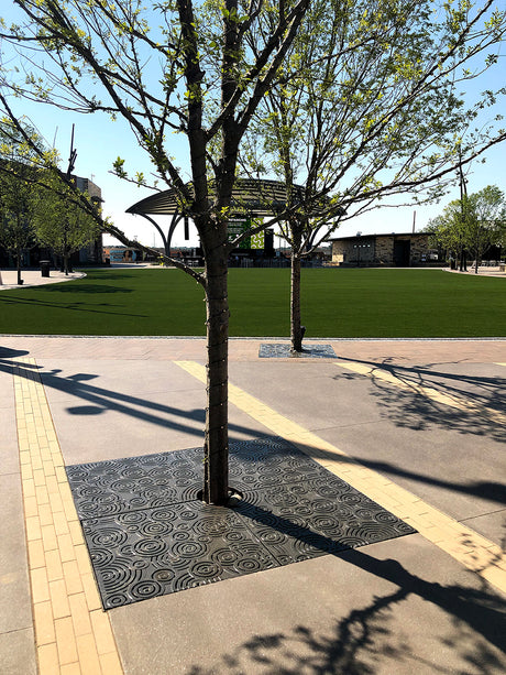 OBLIO 6’ x 6’ Heel Proof Tree Grate - Iron Age