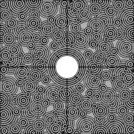 OBLIO 6’ x 6’ Heel Proof Tree Grate - Iron Age