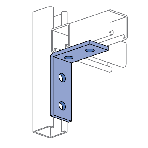 Unistrut P1325 - 4 Hole, 90° Fitting