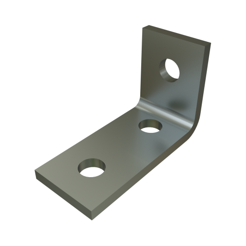 P1458 PL 3 Hole 90° Fitting - UNISTRUT
