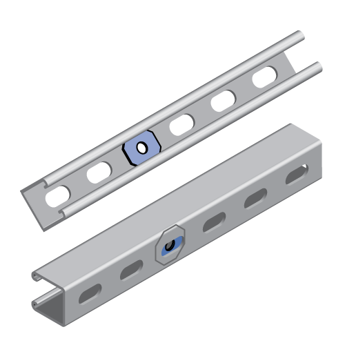 Unistrut HOCW025 EG Slot Adapter - 1/4"