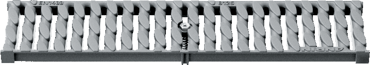 ANRIN Slotted Grating with OvalGrip Design - Grey - ANRIN