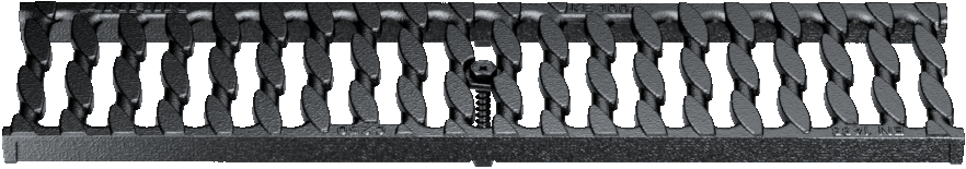 ANRIN Slotted OvalGrip Ductile Iron Grating F Load - ANRIN