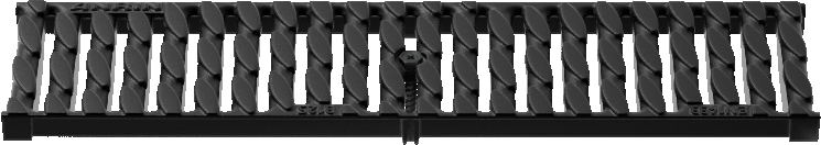 ANRIN Slotted Grating with OvalGrip Design - Black - ANRIN