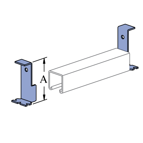 Unistrut P3704 EG End Cap