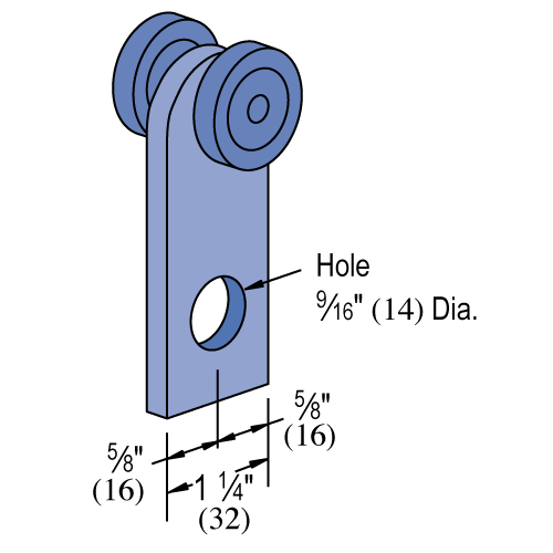 Unistrut P2949 EG Strut Trolley