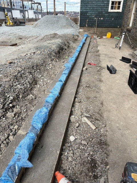 Project Underway: ANRIN KF100 Trench Drain Installation in Halifax Harbor, Nova Scotia