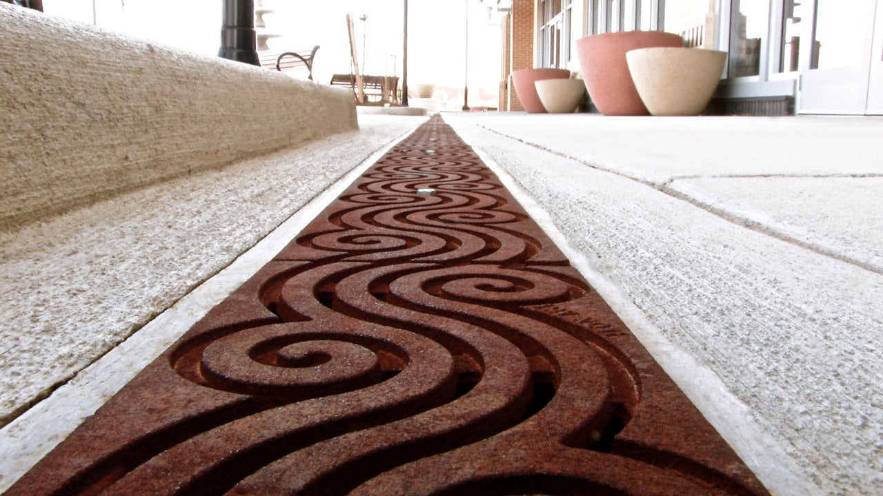 Iron Age Designs ARGO Trench Grates for Drainage