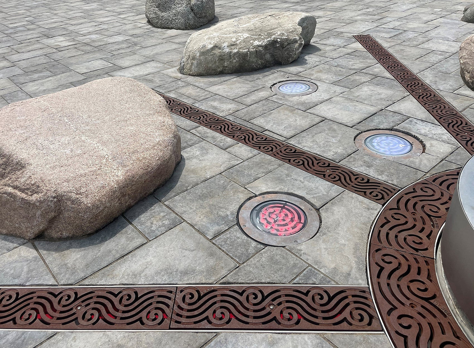Iron Age Designs' ARGO Trench Grates Inspired by Water and Wind