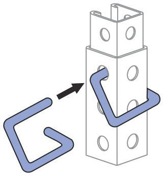 Unistrut P9209 EG Gravity Pin for Strut Systems
