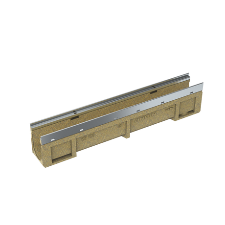 ANRIN KE100-4 Galvanized Steel Reinforced Trench Drain