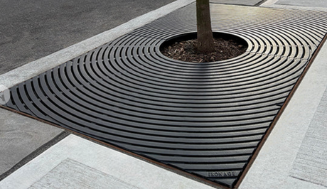 Is the BULLSEYE 3' x 3' Heel-Proof Tree Grate Pedestrian Friendly?