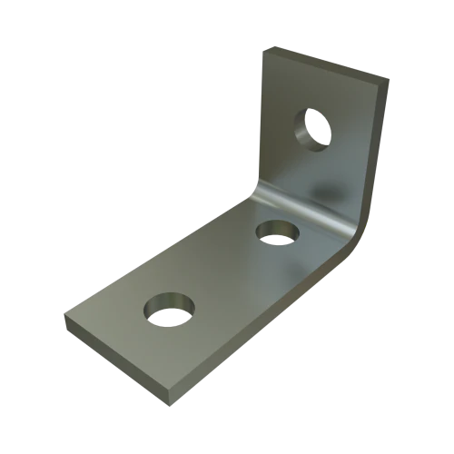 Unistrut P1458 PL 90° 3 Hole Angle Connector
