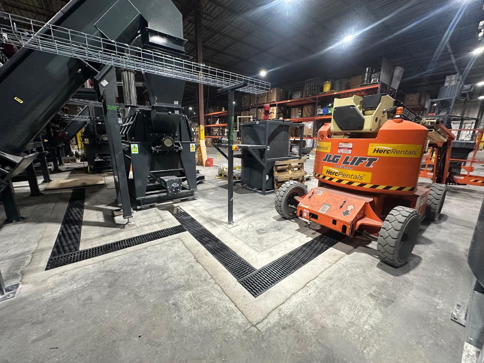 Keeping Warehouses Running Smoothly: A Successful ANRIN KE200 Trench Drain Installation in the GTA