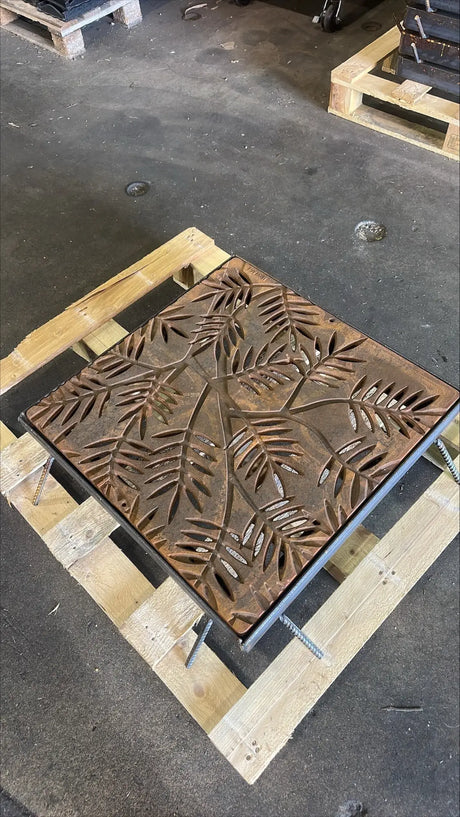 Exciting Project Update: Iron Age Designs Oblio Catch Basin Grating Delivered!