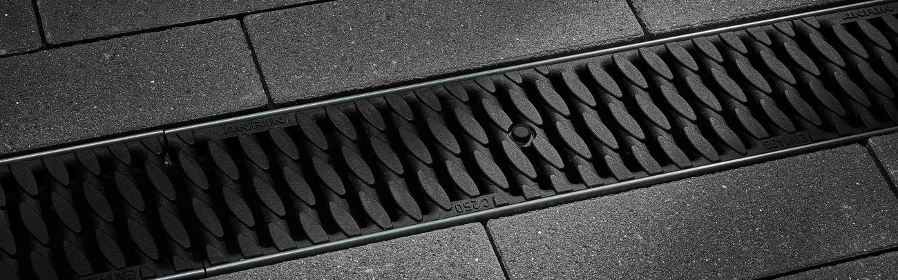 ANRIN KE100 Black Slotted Grating with OvalGrip Design