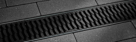 ANRIN KE100 Black Slotted Grating with OvalGrip Design