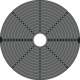 BULLSEYE 4’ Dia. Tree Grate - Iron Age
