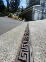 GREEK KEY Trench Grates - Iron Age