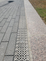 INTERLAKEN Heel Proof Trench Grates - Iron Age