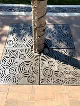 OBLIO 4’ x 4’ Heel Proof Heavy Duty Tree Grate - Iron Age