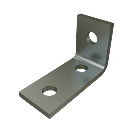 P1458 PL 3 Hole 90° Fitting - UNISTRUT