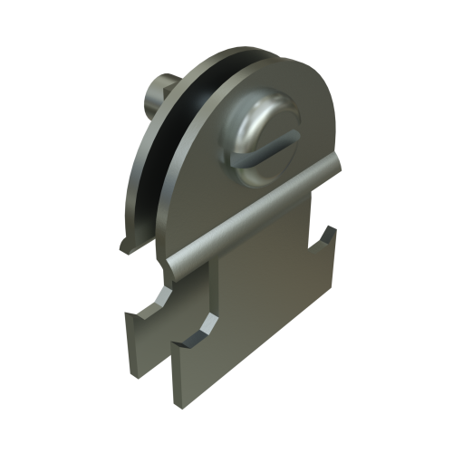 Unistrut P2029 EG Strut O.D. Tubing Clamp, 7/8", 1-1/4"x 2-3/16"x 1"