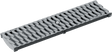 ANRIN Slotted Grating with OvalGrip Design - Grey - ANRIN