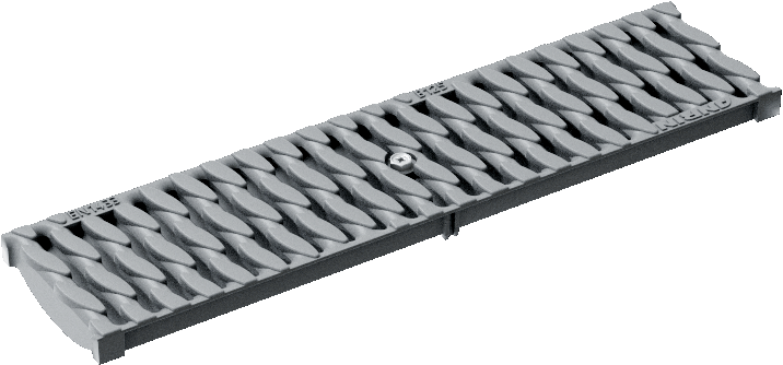 ANRIN Slotted Grating with OvalGrip Design - Grey - ANRIN