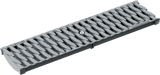ANRIN Slotted Grating with OvalGrip Design - Grey - ANRIN
