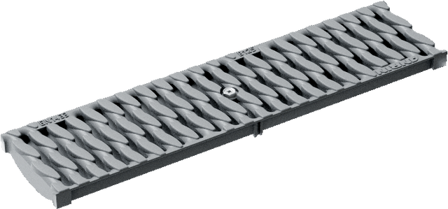 ANRIN Slotted Grating with OvalGrip Design - Grey - ANRIN