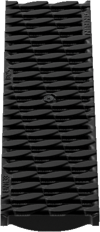 4’’ Wide Trench Drain Kit - 12 Meter Complete - ANRIN KE100 - Slotted Plastic ADA/Heel Proof Grating - ANRIN