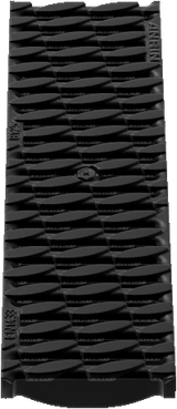 4’’ Wide Trench Drain Kit - 12 Meter Complete - ANRIN KE100 - Slotted Plastic ADA/Heel Proof Grating - ANRIN