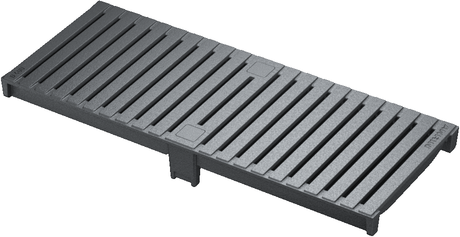 ANRIN Slotted HEELGUARD,ADA Ductile-Iron Grating D Load - ANRIN
