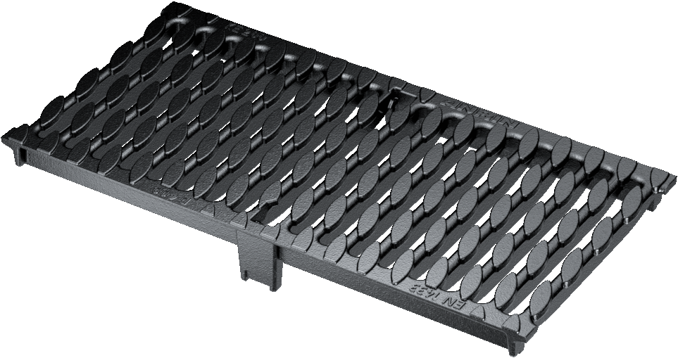 ANRIN KE200 Slotted OvalGrip ADA Ductile-Iron Grating E Load