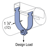 Unistrut P1112 EG PIPE CLAMP 3/4"