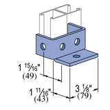 Unistrut P2453 HG Post Base