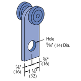 Unistrut P2949 EG Strut Trolley